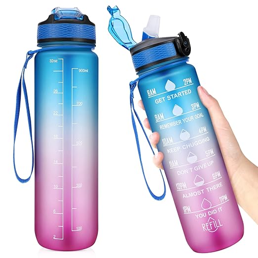 1 LTR Motivational Water Bottle